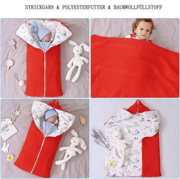 Babydecke Kinderwagen Decke, Neugeborenen Wickeldecke Winter warme Schlafsack, GelldG
