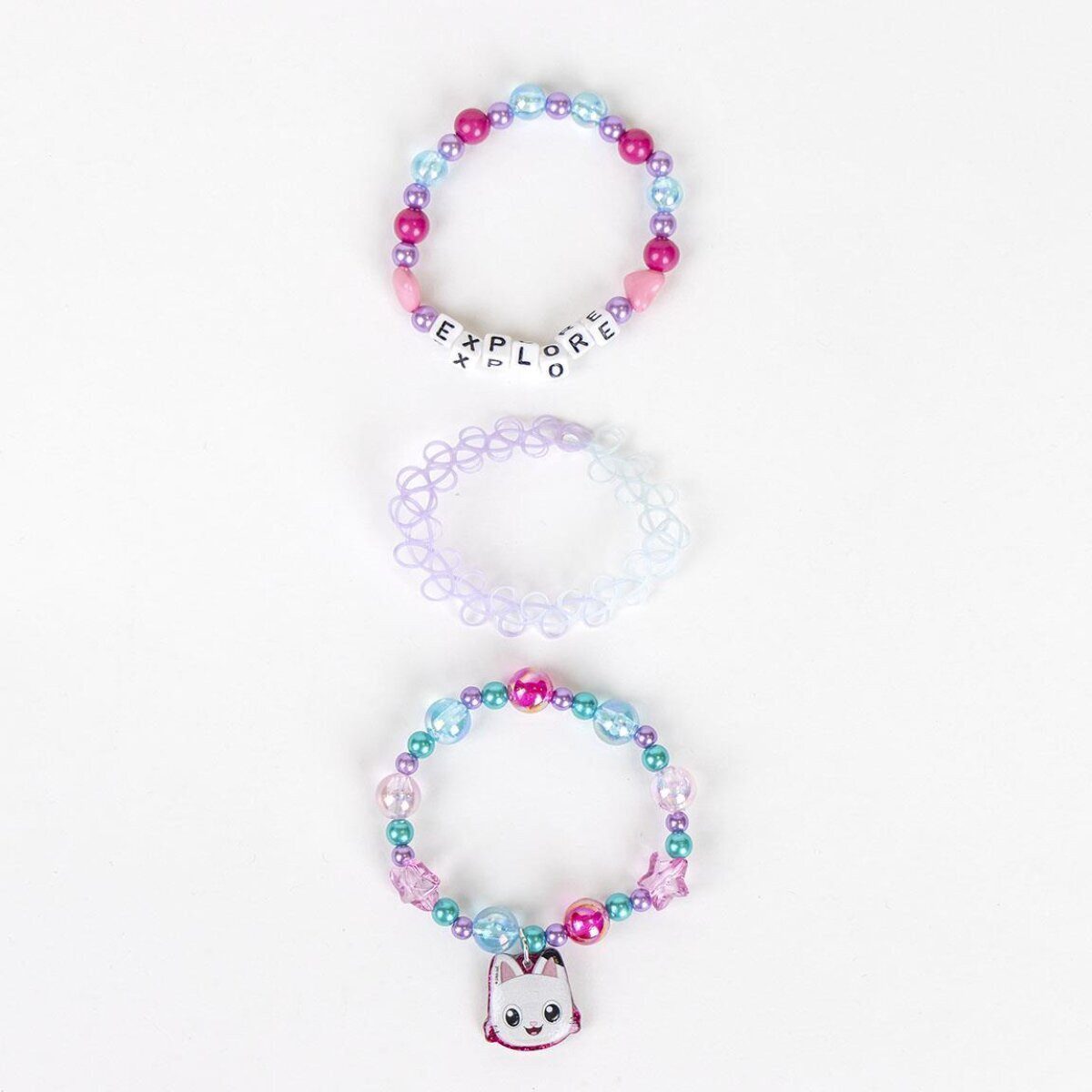 Schmuckset Gabbys Dollhouse Armband Kinder Schmuckarmband & Fanartikel