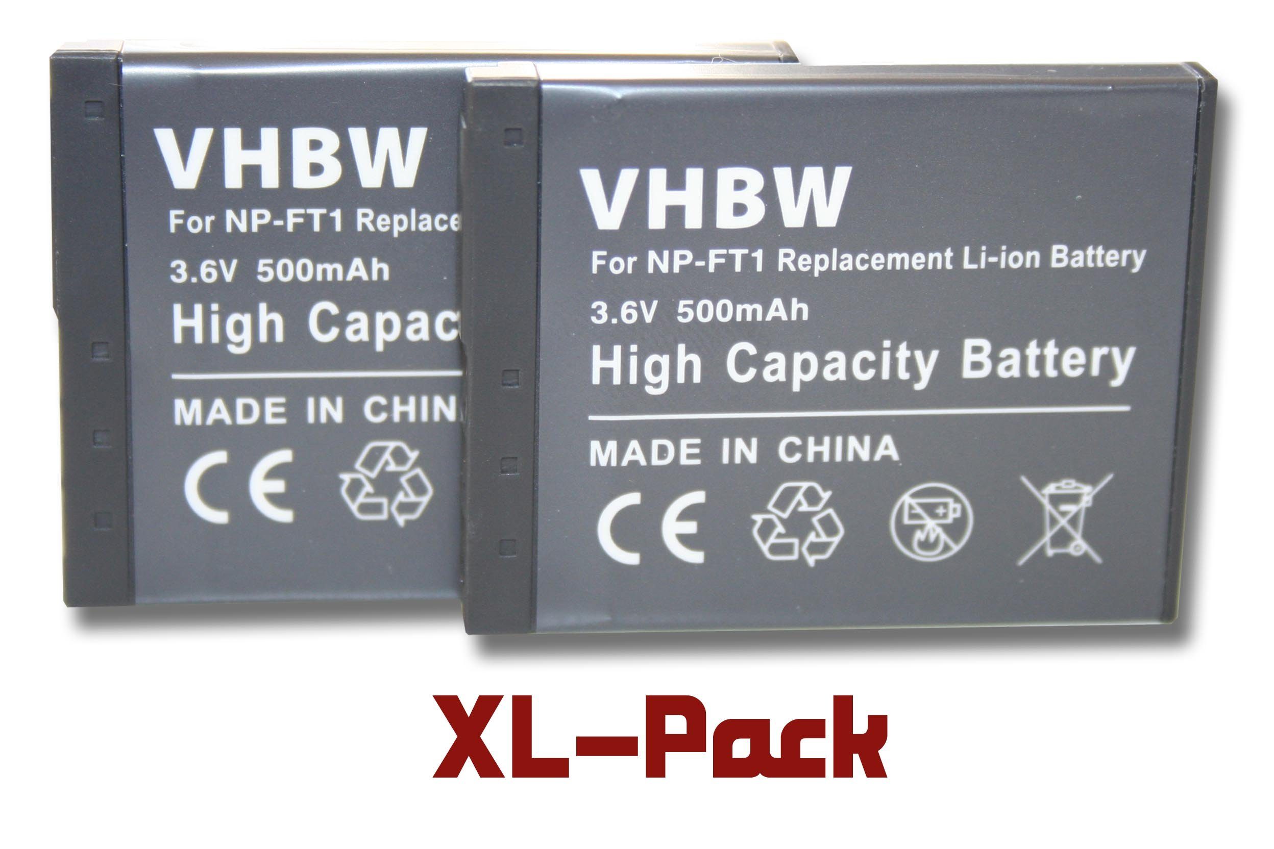 für 3,6V, DSC-T33, Cyber-Shot DSC-T9 DSC-T5, passend Li-Ion) mAh Kamera-Akku DSC-T3s, (500mAh, vhbw Sony DSC-T11, 500 DSC-T3,