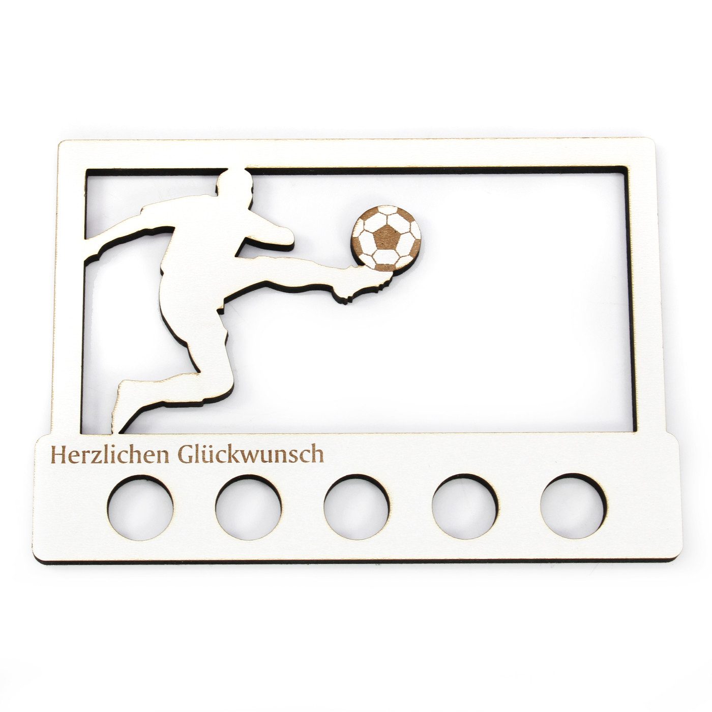 Dekolando Geschenkkarte Geschenk Fussball Fußball Geldgeschenk Training