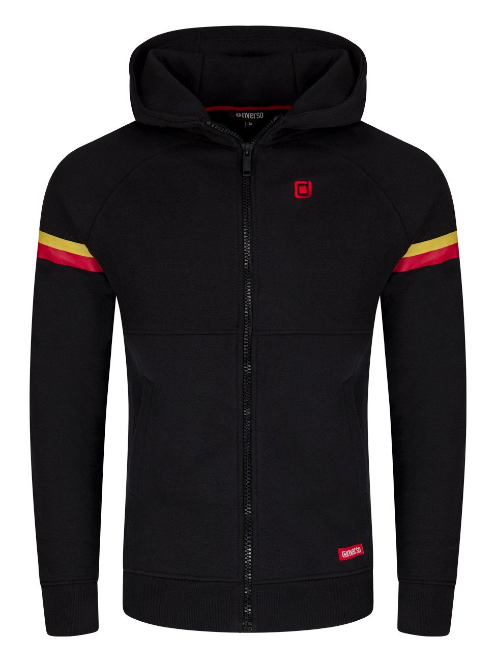 riverso Kapuzensweatjacke Herren Sweatjacke RIVMilo Regular Fit Hoodie mit Kängurutasche