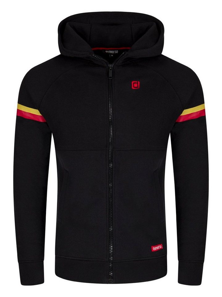 riverso Kapuzensweatjacke Herren Sweatjacke RIVMilo Regular Fit Hoodie mit Kängurutasche