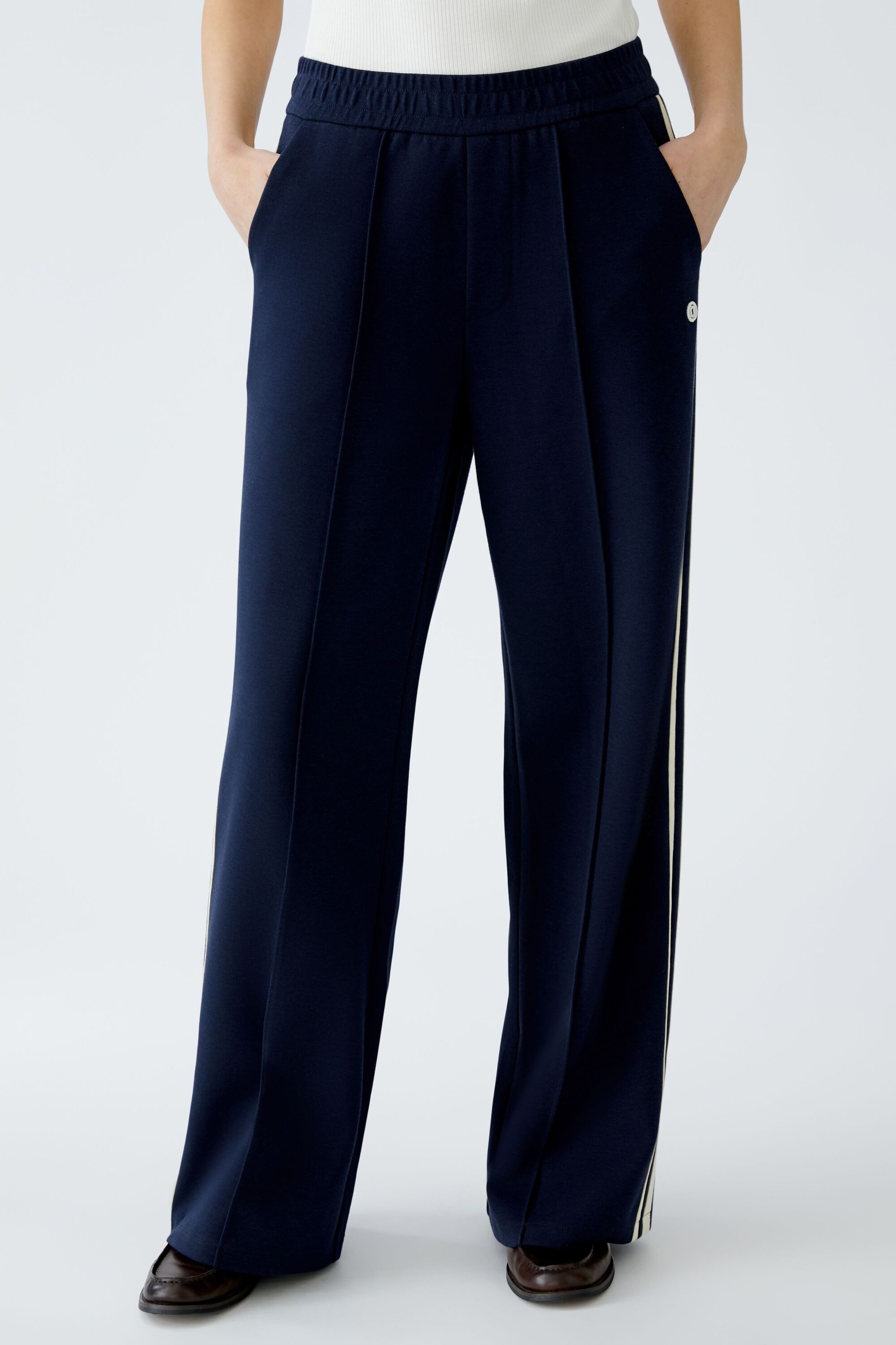 Oui Stoffhose Schlupfhose elastischer Jersey günstig online kaufen