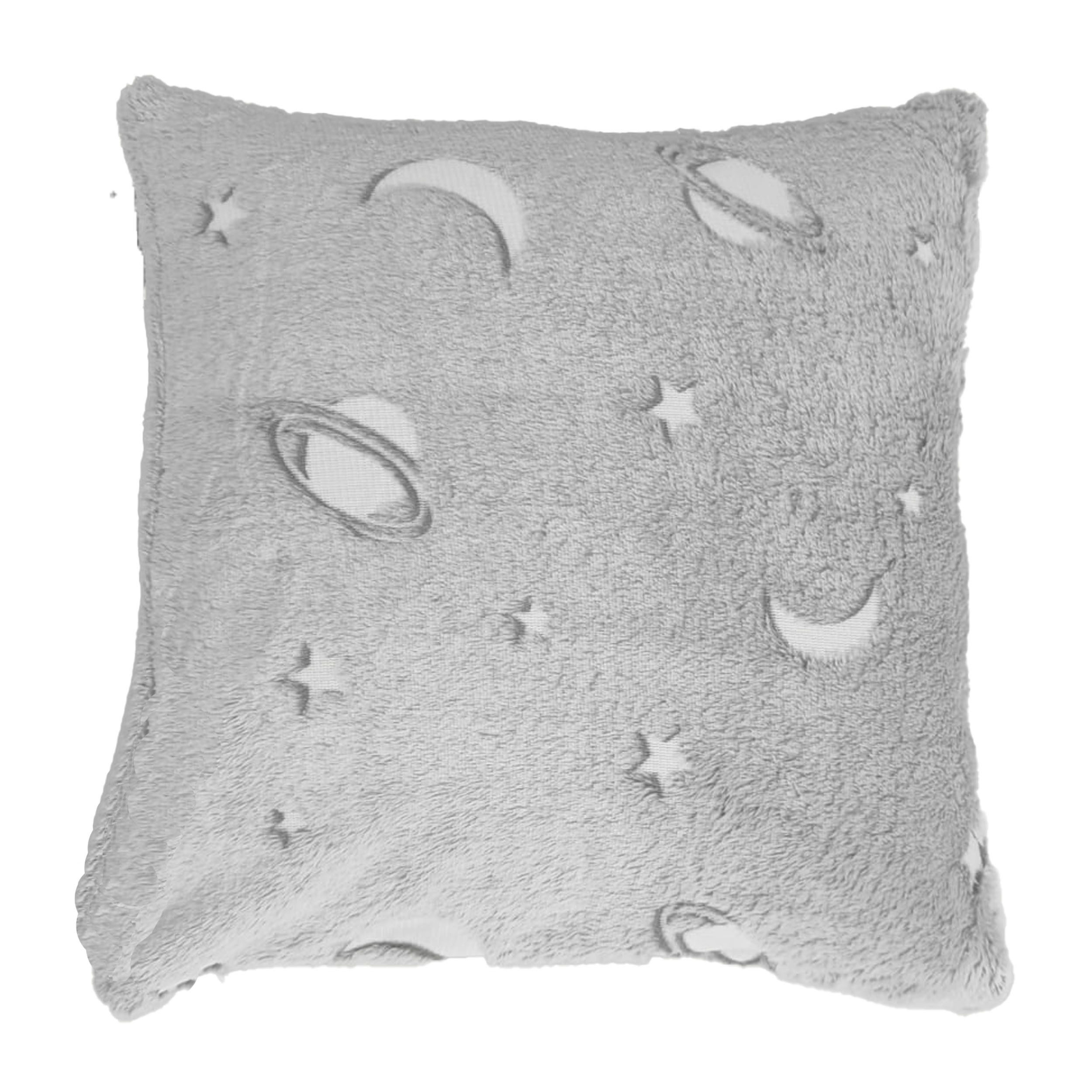 Haus und Deko Kissenbezüge Kissenbezug 40x40 cm Planeten Einhorn Dino leuch günstig online kaufen