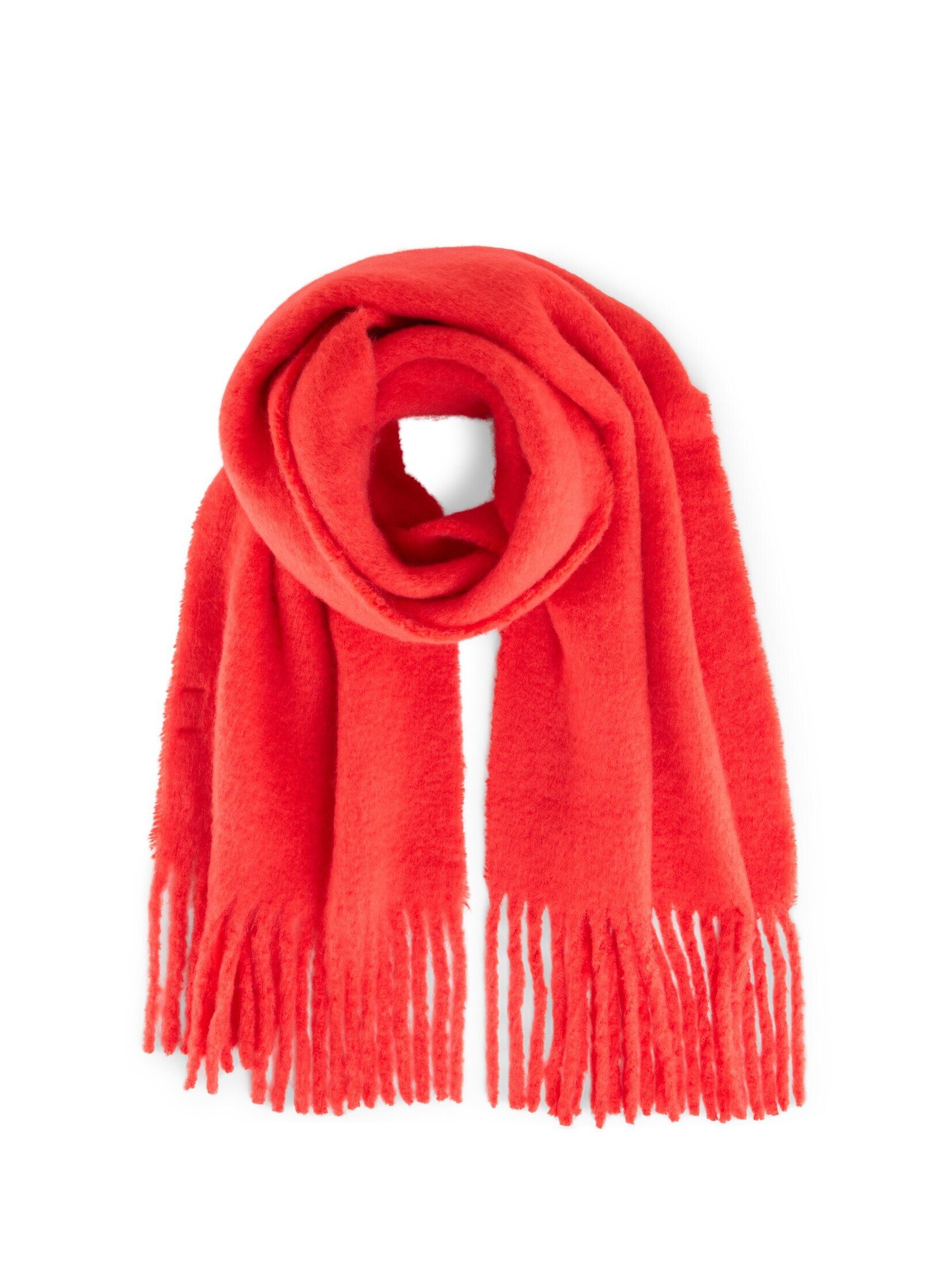 TOM TAILOR Denim Strickschal Accessoire, Schal mit Fransen