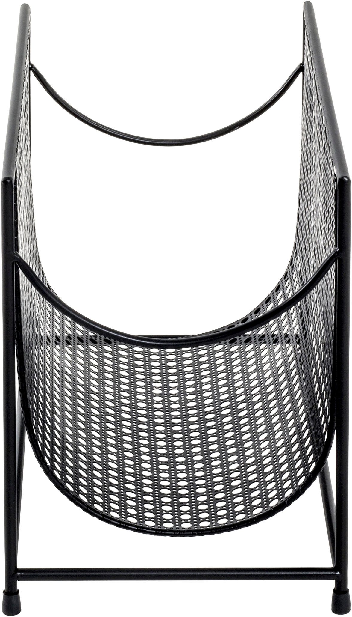 HAKU Zeitungsständer Zeitschriftenhalter, Zeitschriftenständer, rechteckig - aus Metall 0 - B/T/H 37/22/30 cm – Bild 5 von 5