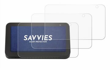 Savvies Schutzfolie für Amazon Echo Show 5 (2. Gen), Displayschutzfolie, 18 Stück, Folie klar