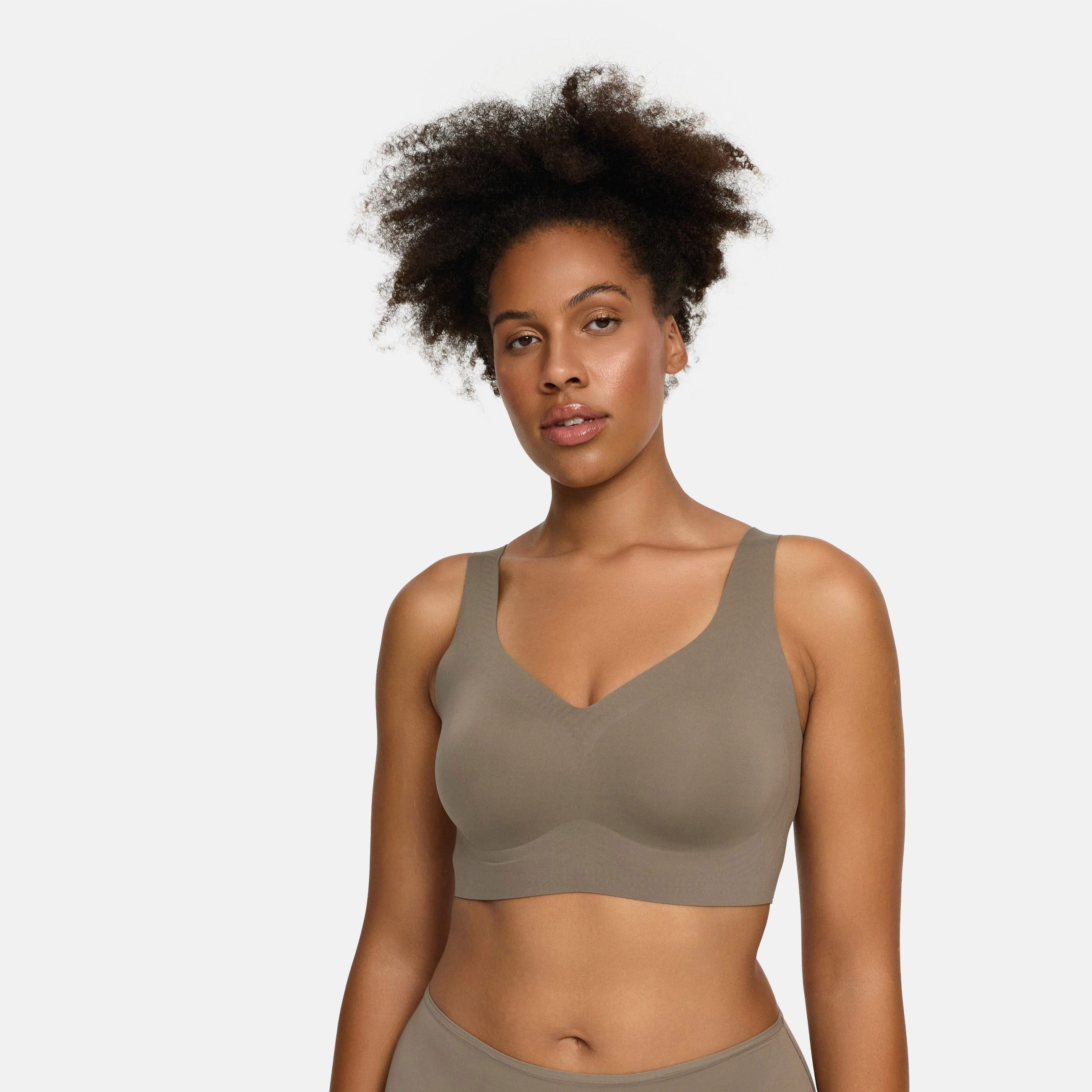 Creamy Fabrics Soft-BH Comfort Minimizer Back Support BH-Taupe-M (1-tlg)