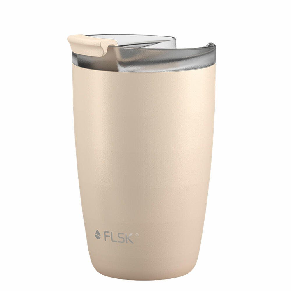 Coffee-to-go-Becher FLSK ml, Edelstahl CUP Sand 350