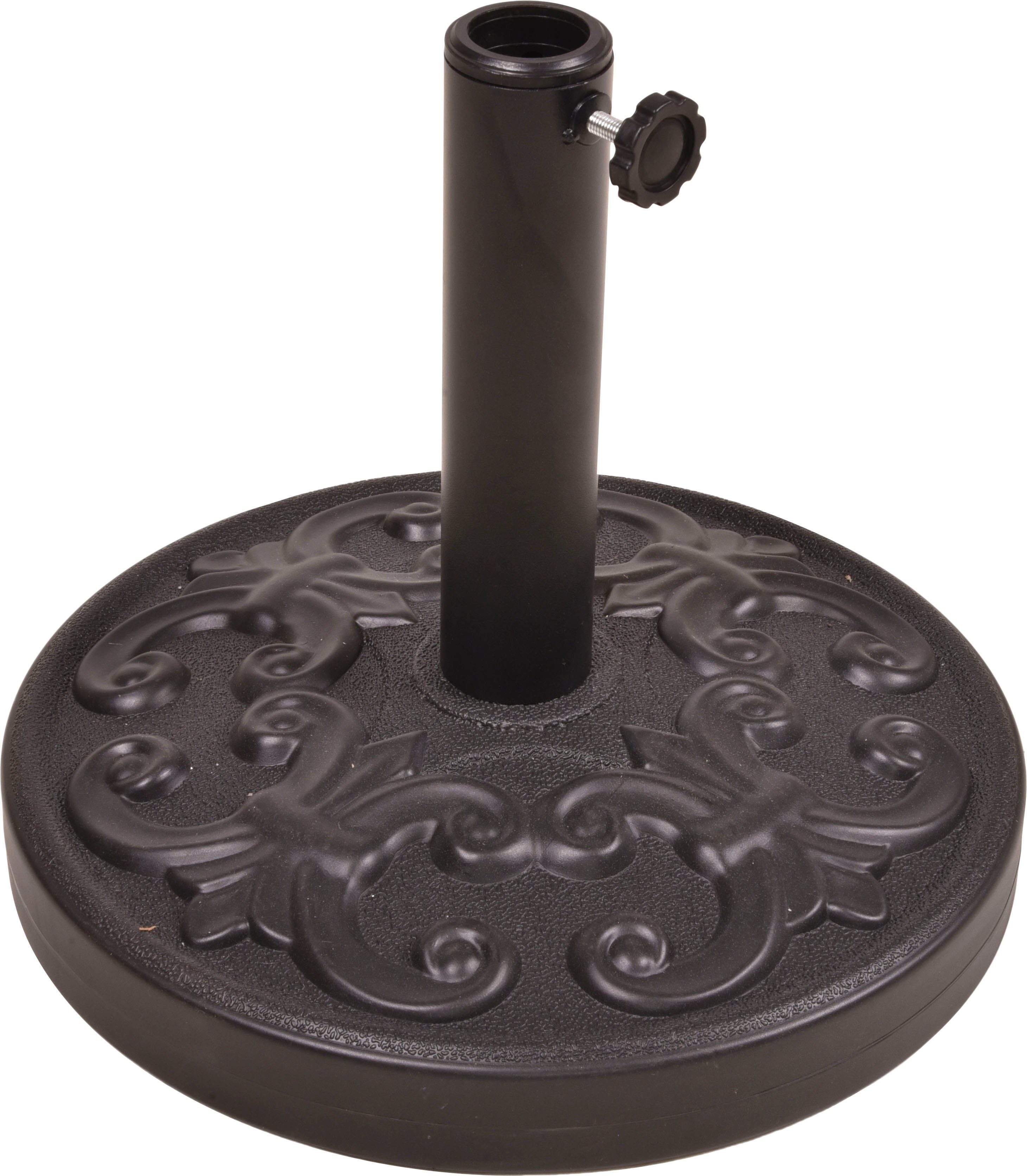 Garden Pleasure Kunststoffschirmständer, für Stöcke bis Ø 48 mm