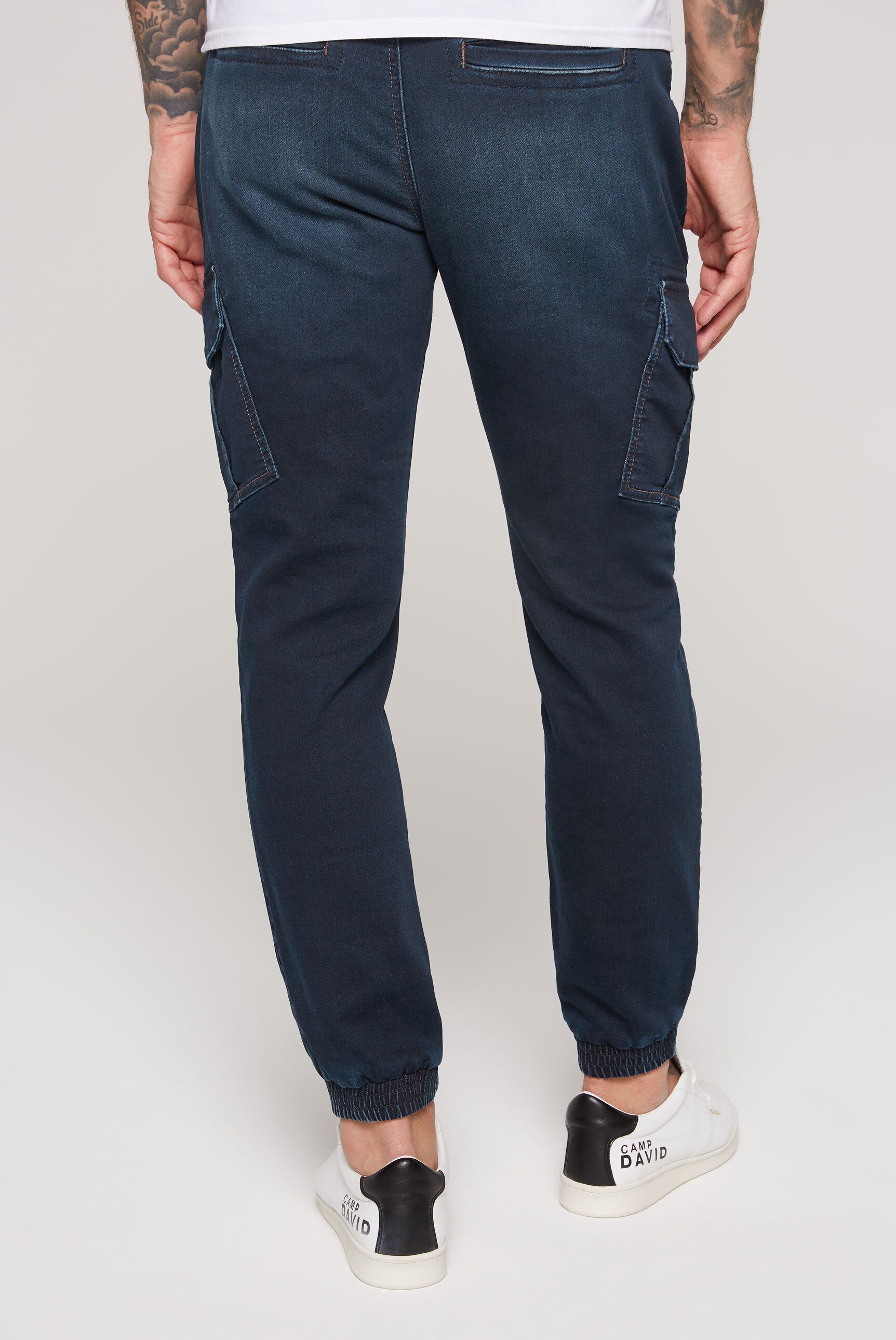 CAMP DAVID Regular-fit-Jeans mit Leibhöhe hoher