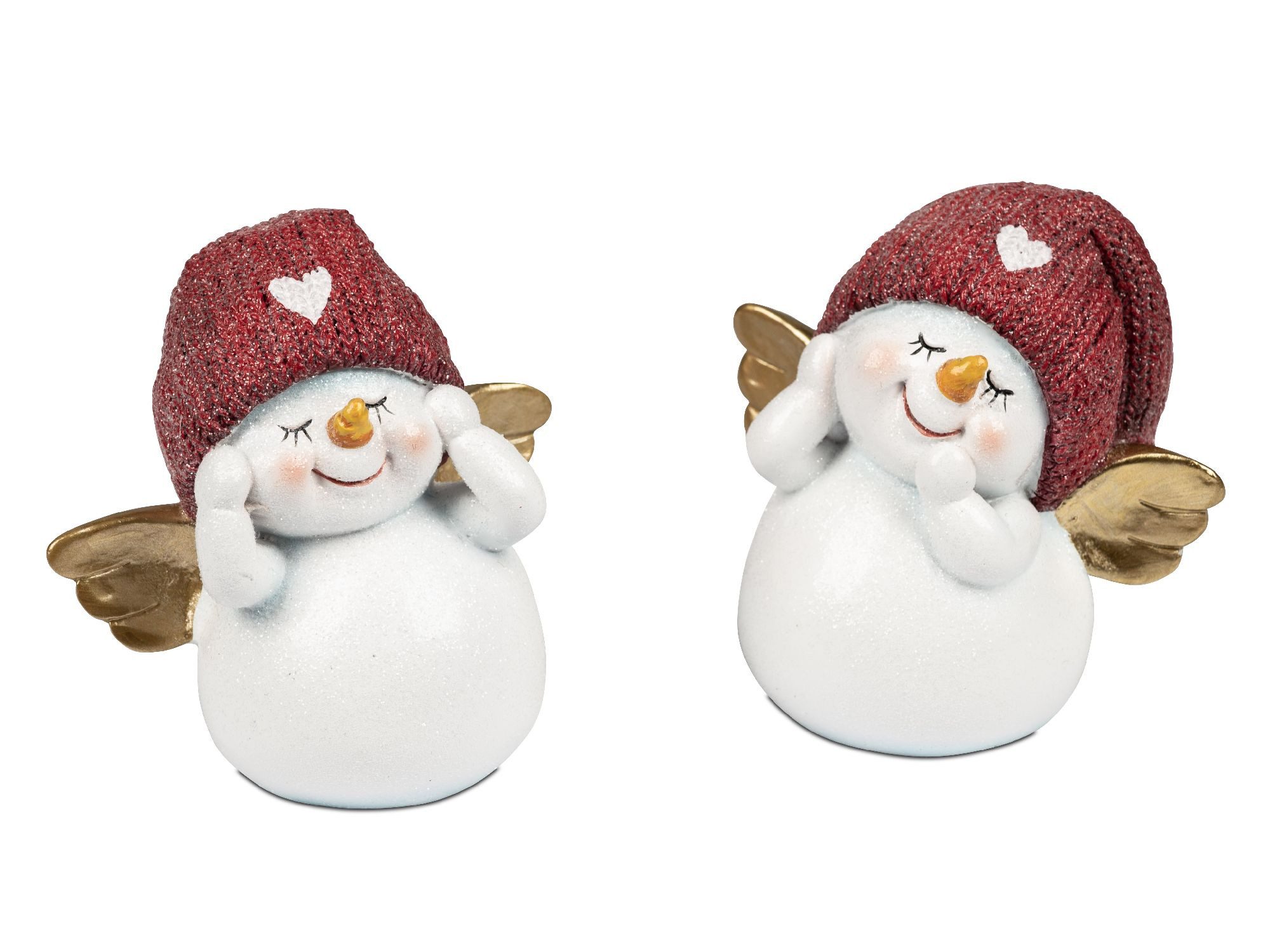 formano Dekofigur Winterzeit, Farbe: Weiß, Motiv: Schneemann günstig online kaufen