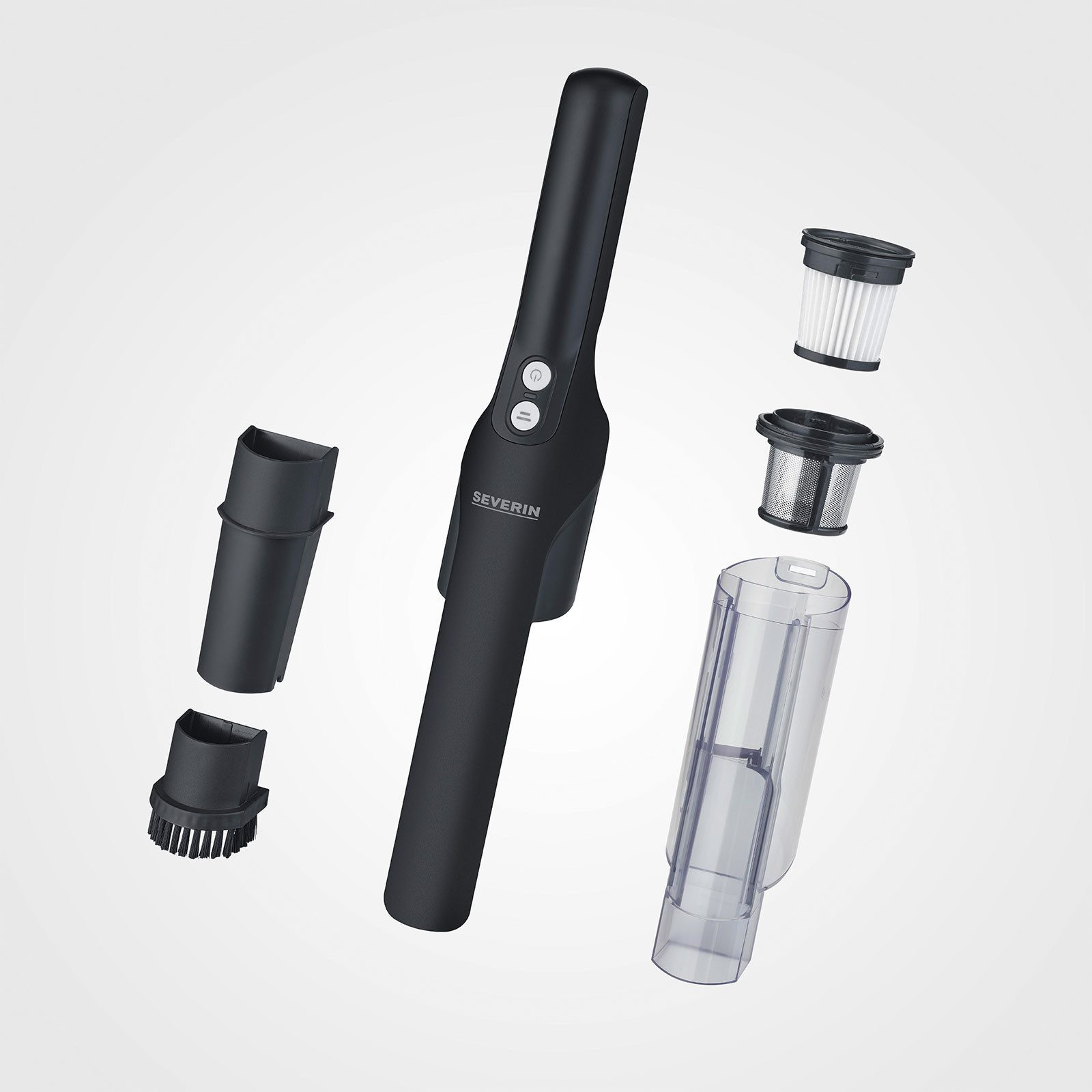 Severin Multi-Sauger HV 9589, Bis zu 30 Minuten Laufzeit im Eco-Modus