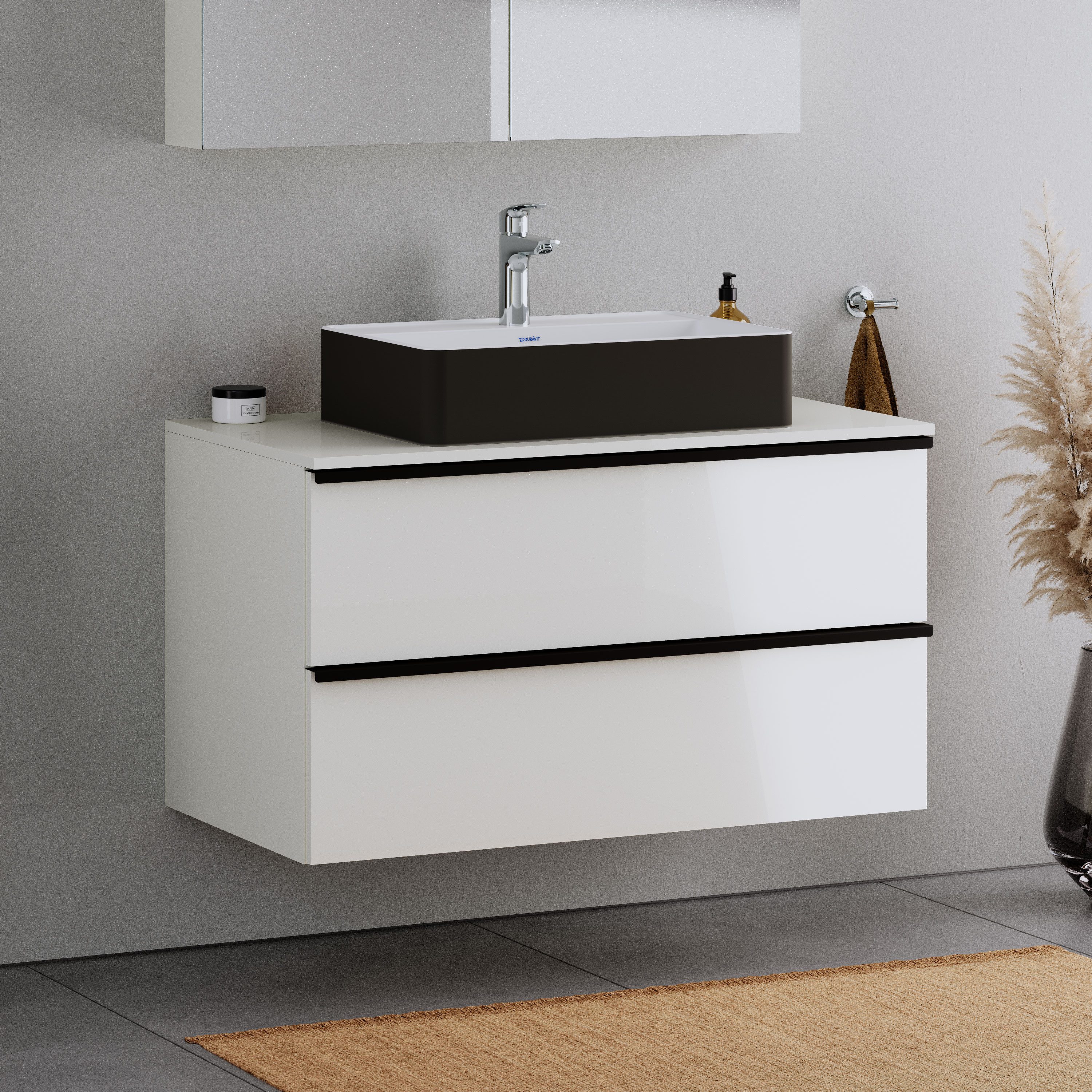 Duravit Waschbecken DuraBrezza, mit Hahnlochbank, 60x40x14 günstig online kaufen