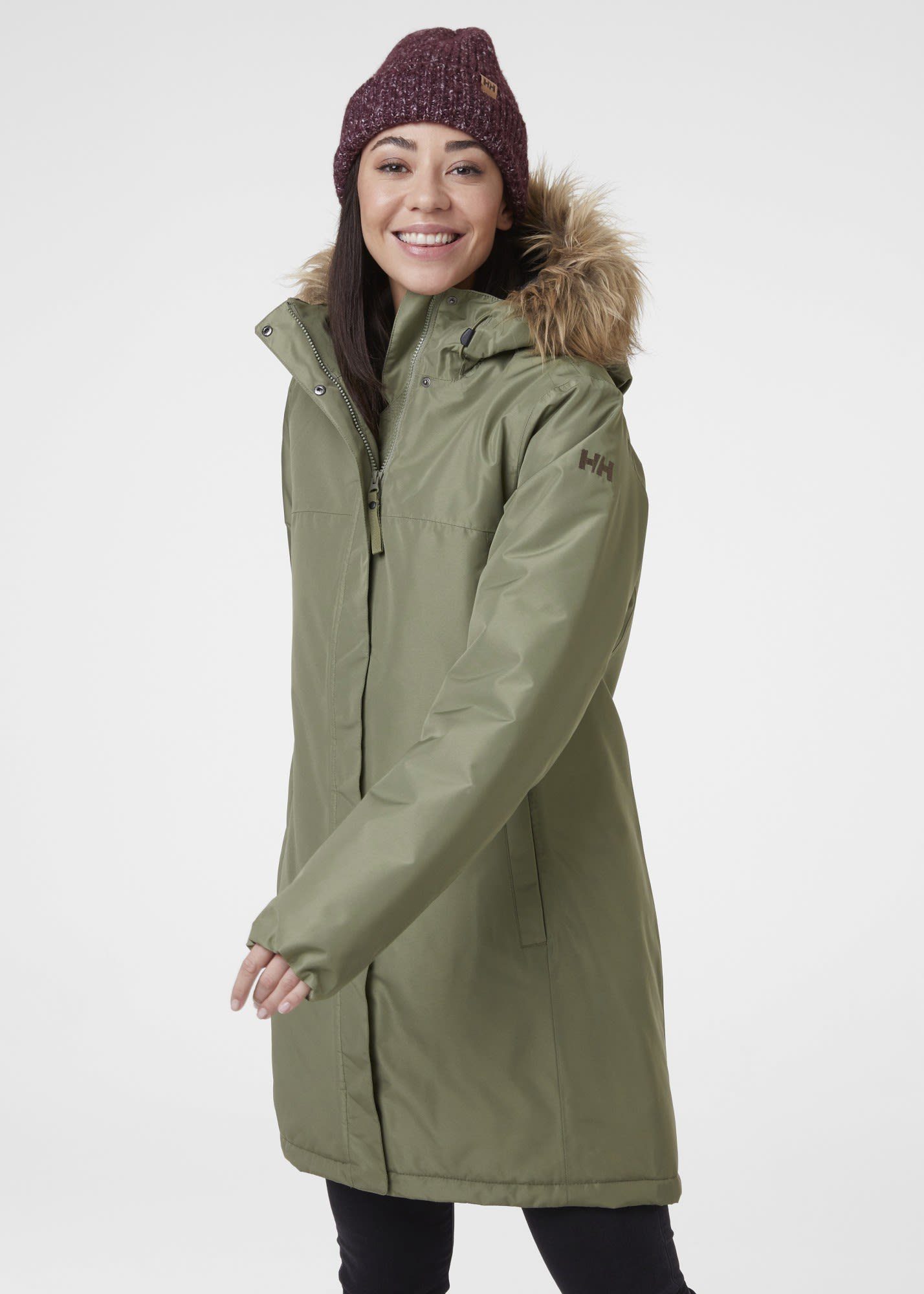 Green W Aden Winter Anorak Helly Anorak Hansen Helly Hansen Damen Lav Parka