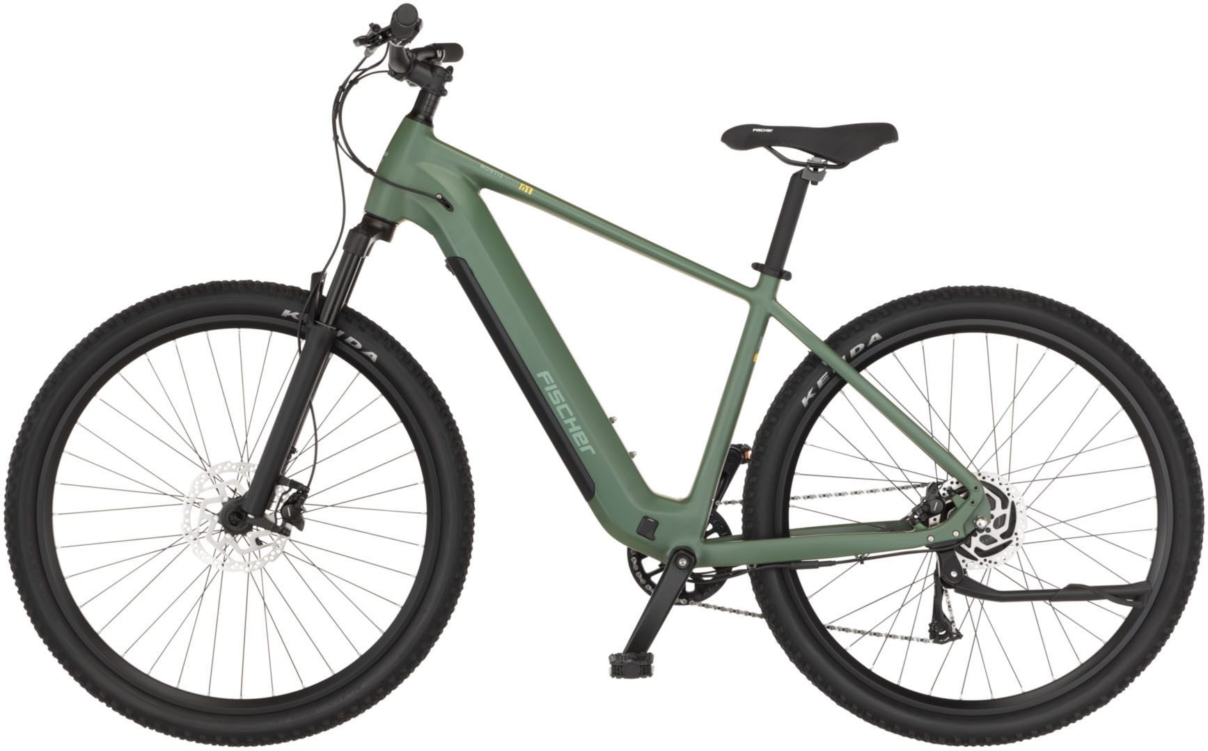 FISCHER Fahrrad E-Bike Mountainbike MONTIS MOVE 01 474 D, 8 Gang Shimano Acera RD-M3020-8 Schaltwerk, Heckmotor, 474 Wh