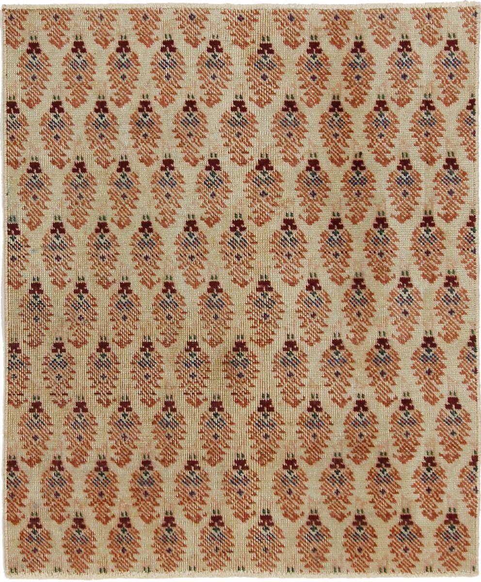Orientteppich Täbriz Patina 69x85 Handgeknüpfter Orientteppich / Perserteppich, Nain Trading, rechteckig, Höhe: 10 mm