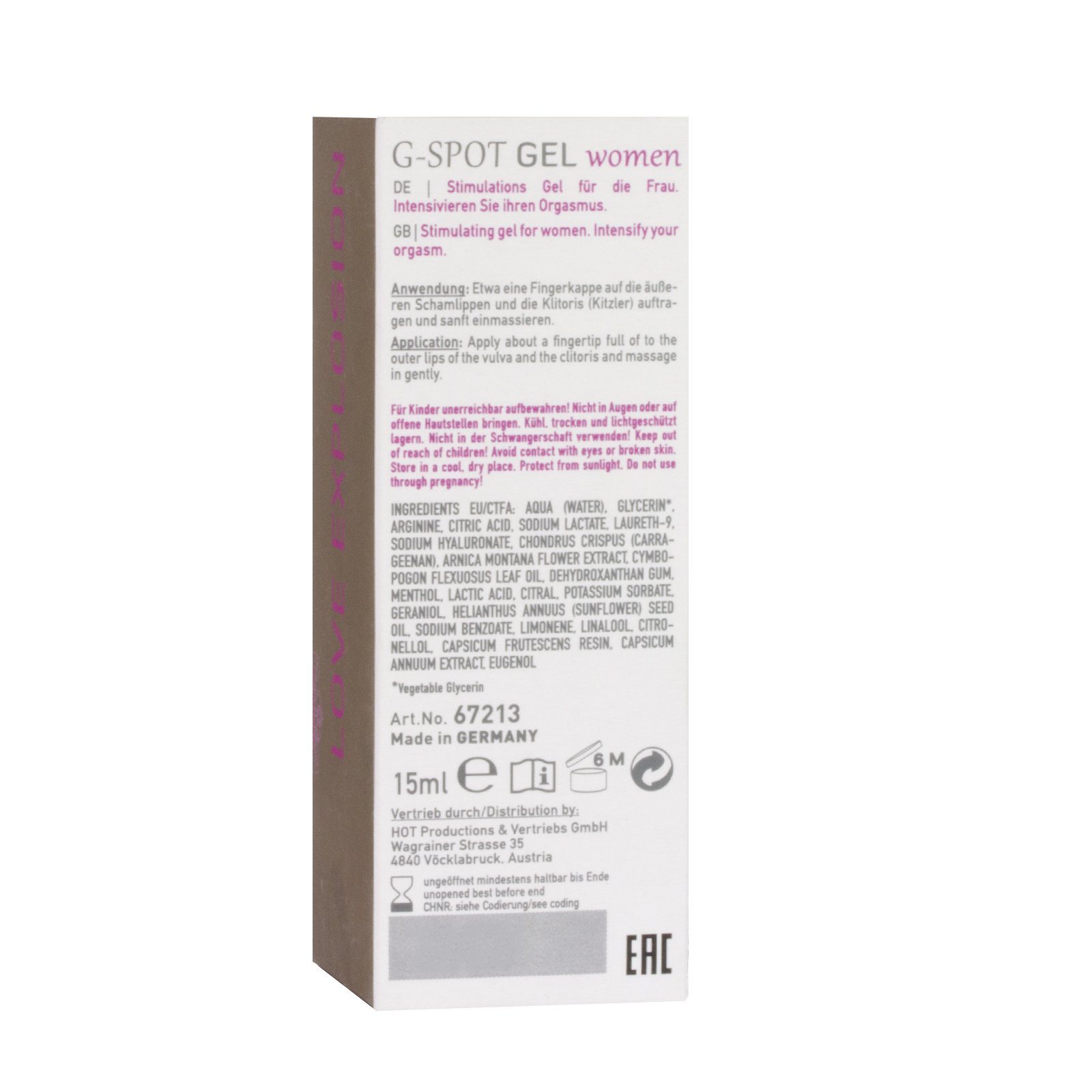 Shiatsu Intimcreme Shiatsu - Stimulierende Intim G-Punkt Creme, 1-tlg., Stimulierend