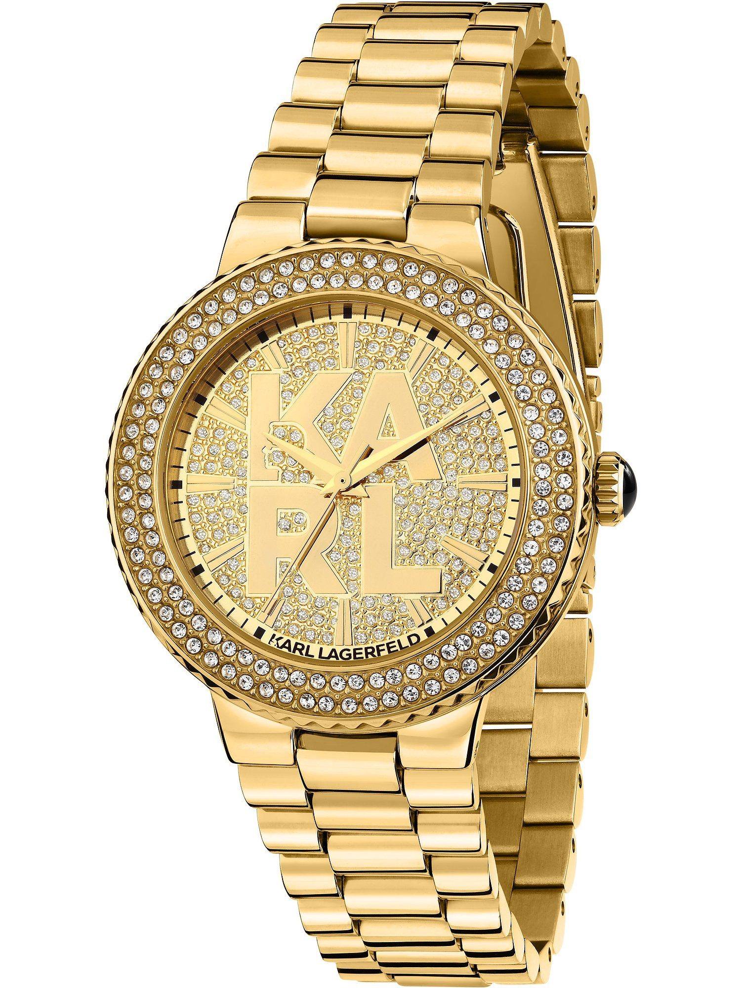 KARL LAGERFELD Quarzuhr Karl Lagerfeld Damen-Uhren Analog Quarz