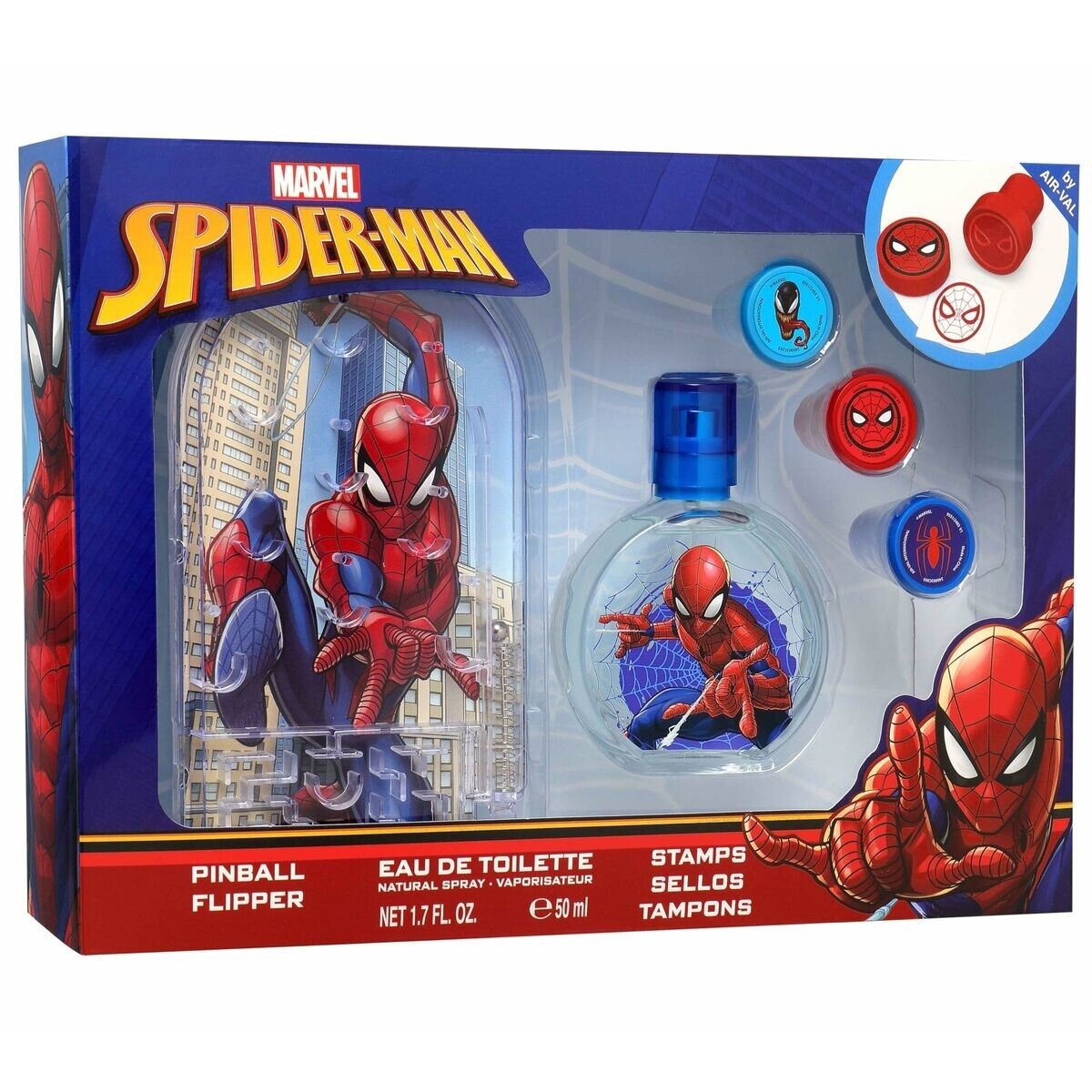 Air-Val Duft-Set Air-Val SPIDERMAN EDT 50+PINBALL