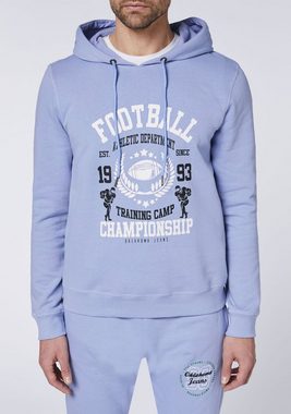 Oklahoma Jeans Kapuzensweatshirt mit Football Frontprint