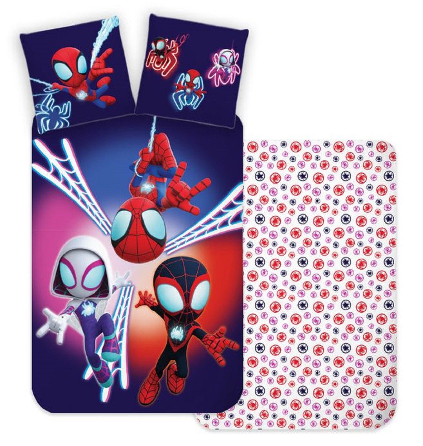 Spiderman Kinderbettwäsche Spiderman Spidey Dark Kinder günstig online kaufen
