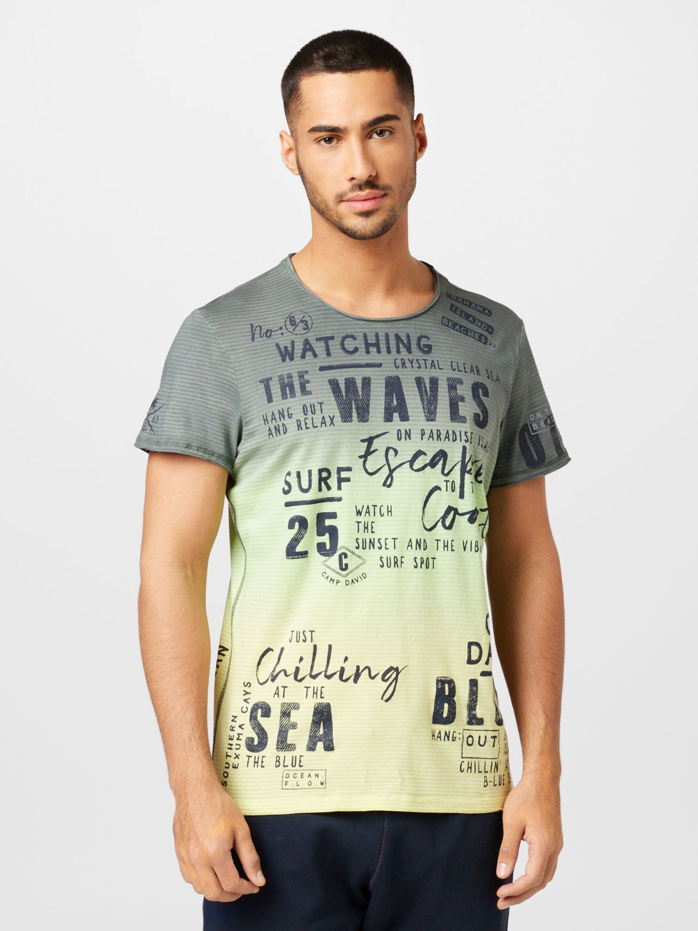 T-Shirt DAVID surf CAMP (1-tlg) grey