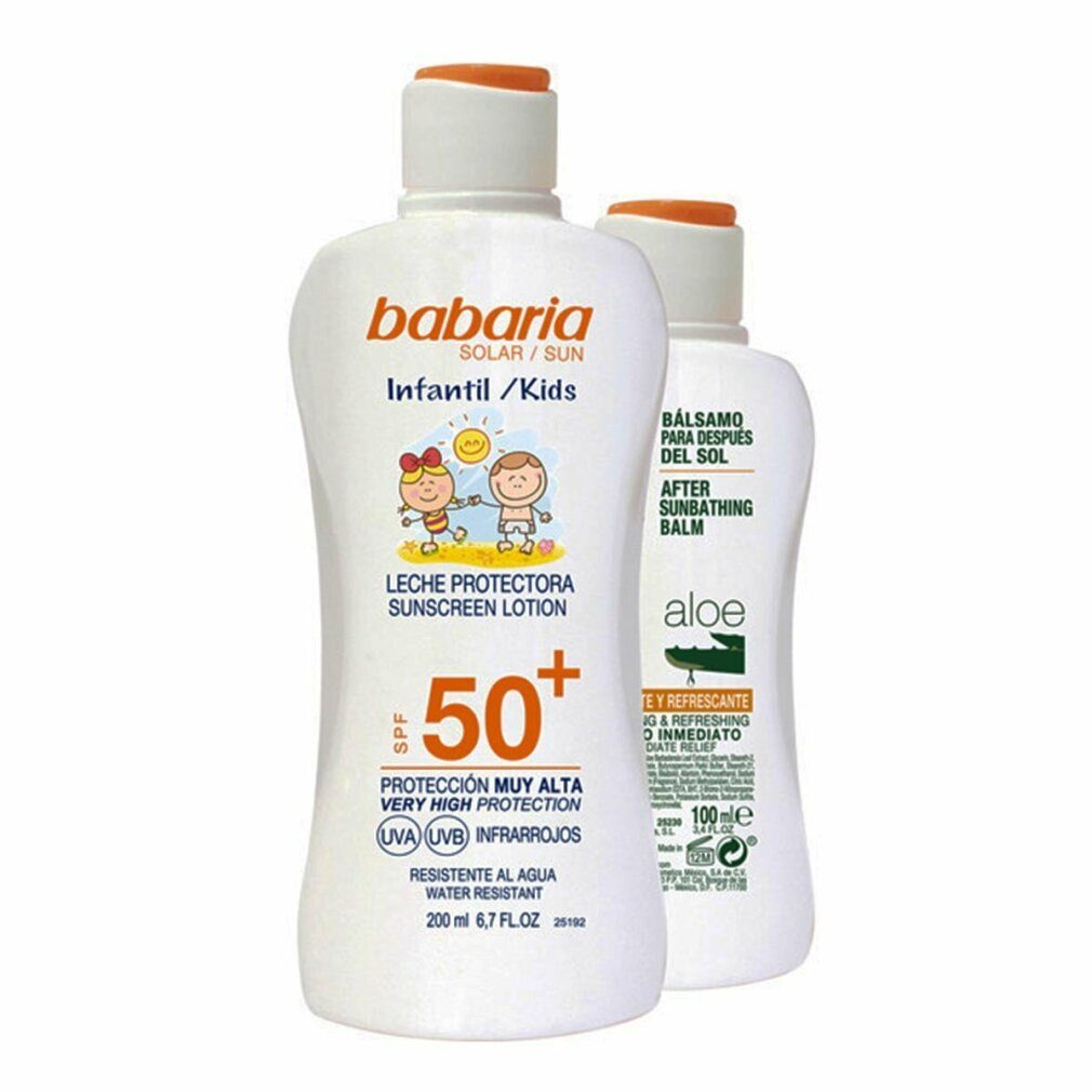 Sonnenschutzcreme Sun Kids Sunscreen Lotion Water Resistant Spf50 200ml Set 2 Artikel