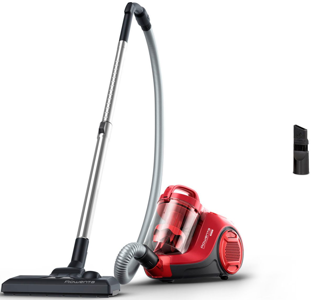 Rowenta Bodenstaubsauger Swift Power Cyclonic, ohne Beutel, hohe Saugleistung auf Hartböden, 750 W, beutellos, kompakte Größe, starke Leistung dank Effitech-Motor, einfache Leerung