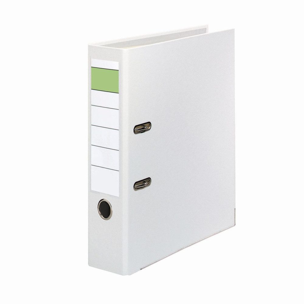 Falken Doppelordner Ordner Din A 4 - 8 cm - Weiß