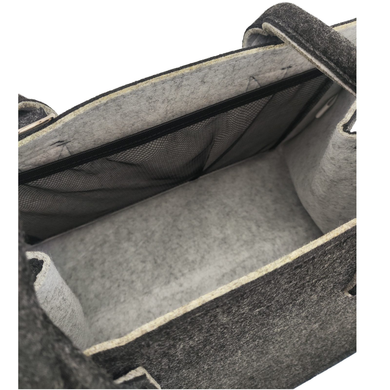 BURI Laptoptasche Filztasche groß Einkaufstasche Kaminholztasche Filztaschen Shopper – Bild 2 von 5