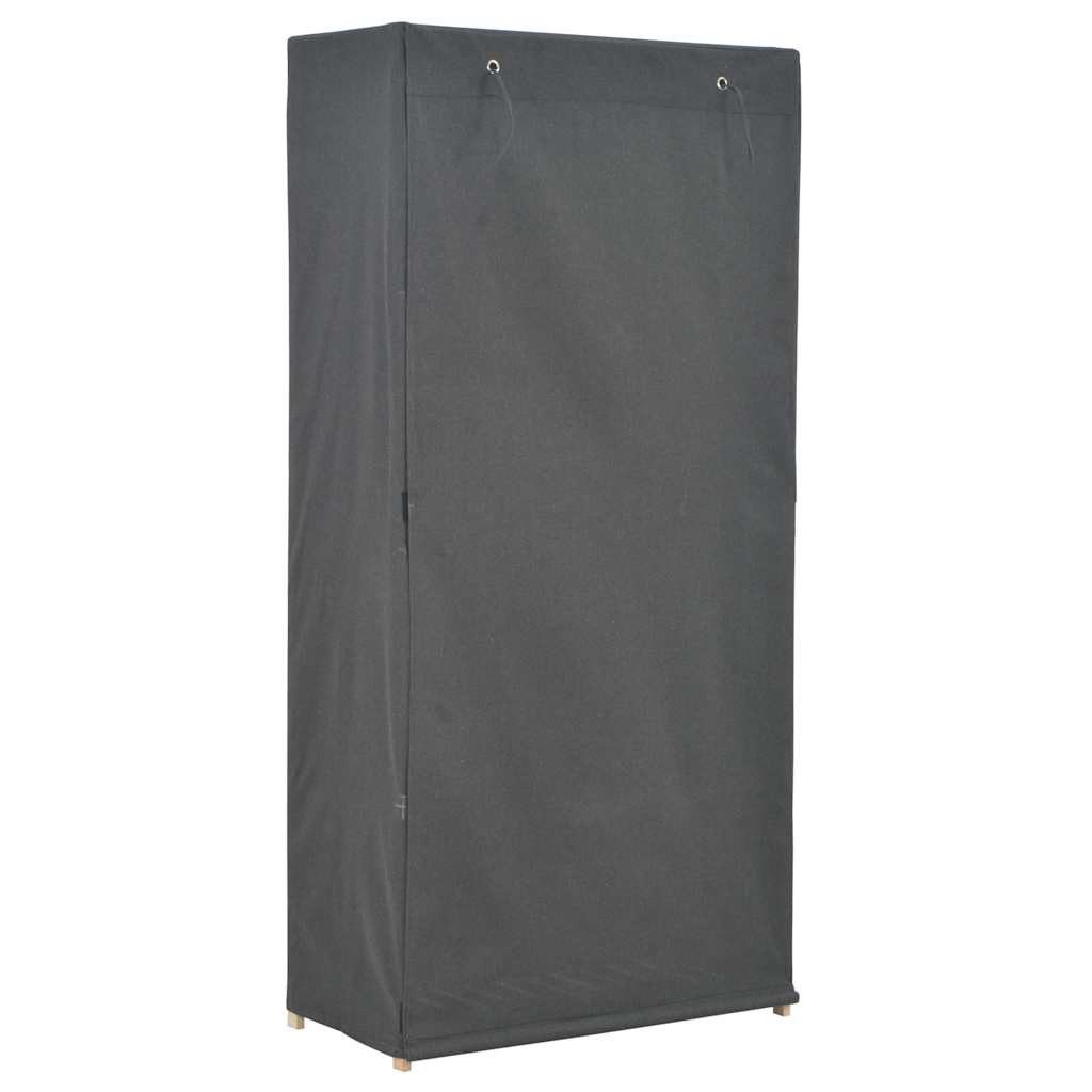 vidaXL Kleiderschrank Kleiderschrank Grau 79 x 40 x 170 cm Stoff (1-St)