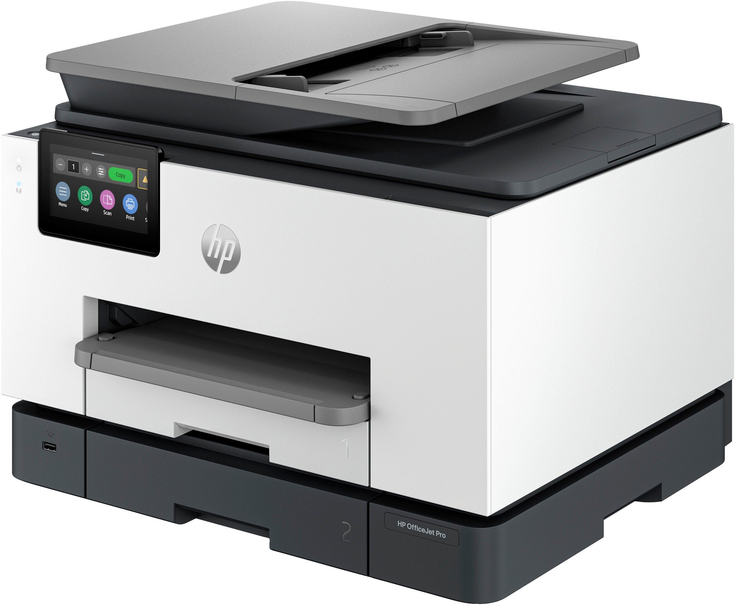 HP OfficeJet Pro 9132e Multifunktionsdrucker, (Bluetooth, LAN (Ethernet), WLAN (Wi-Fi), Wi-Fi Direct, 3 Monate gratis Drucken mit HP Instant Ink inklusive)