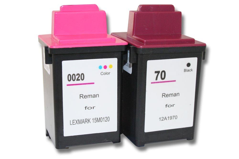 vhbw passend für Lexmark X85, X84, X83, X80, X73, X70, X4250, X4200, X125, Tintenpatrone