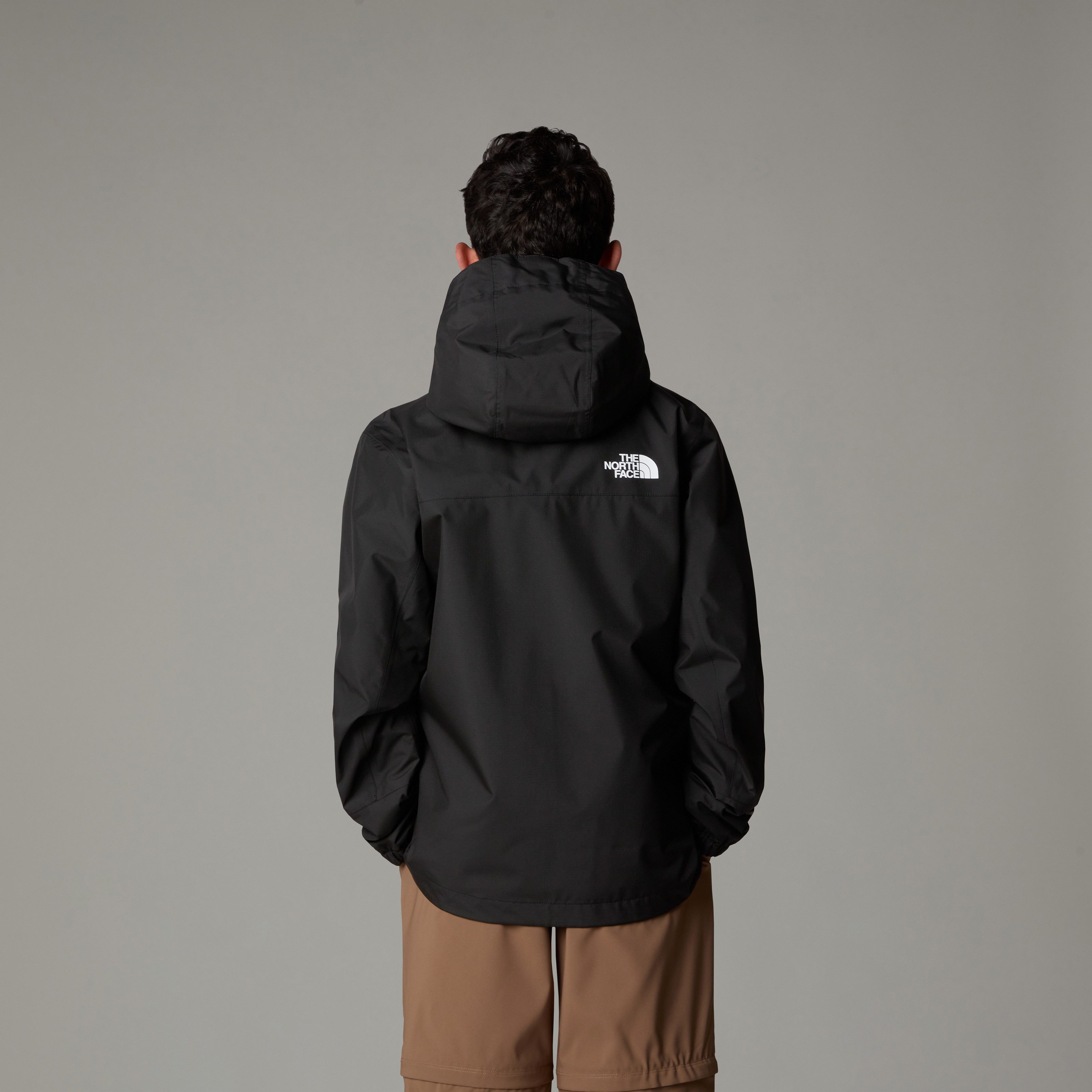 The North Face Regenjacke ANTORA RAIN JACKET mit Kapuze und hochschließendem Kragen, wasserdicht und winddicht