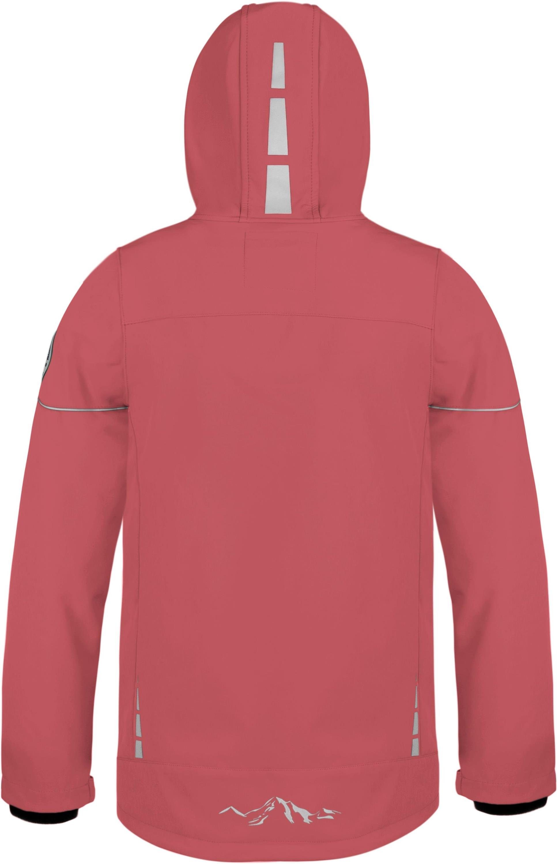 normani Regenjacke Kinder Softshelljacke Galway Wasserdichte Winterjacke Regenjacke mit Fleecefutter Kinderjacke – Bild 4 von 4