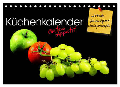 CALVENDO Wandkalender »Küchenkalender Guten Appetit (Tischkalender 2023 DIN A5 quer)«