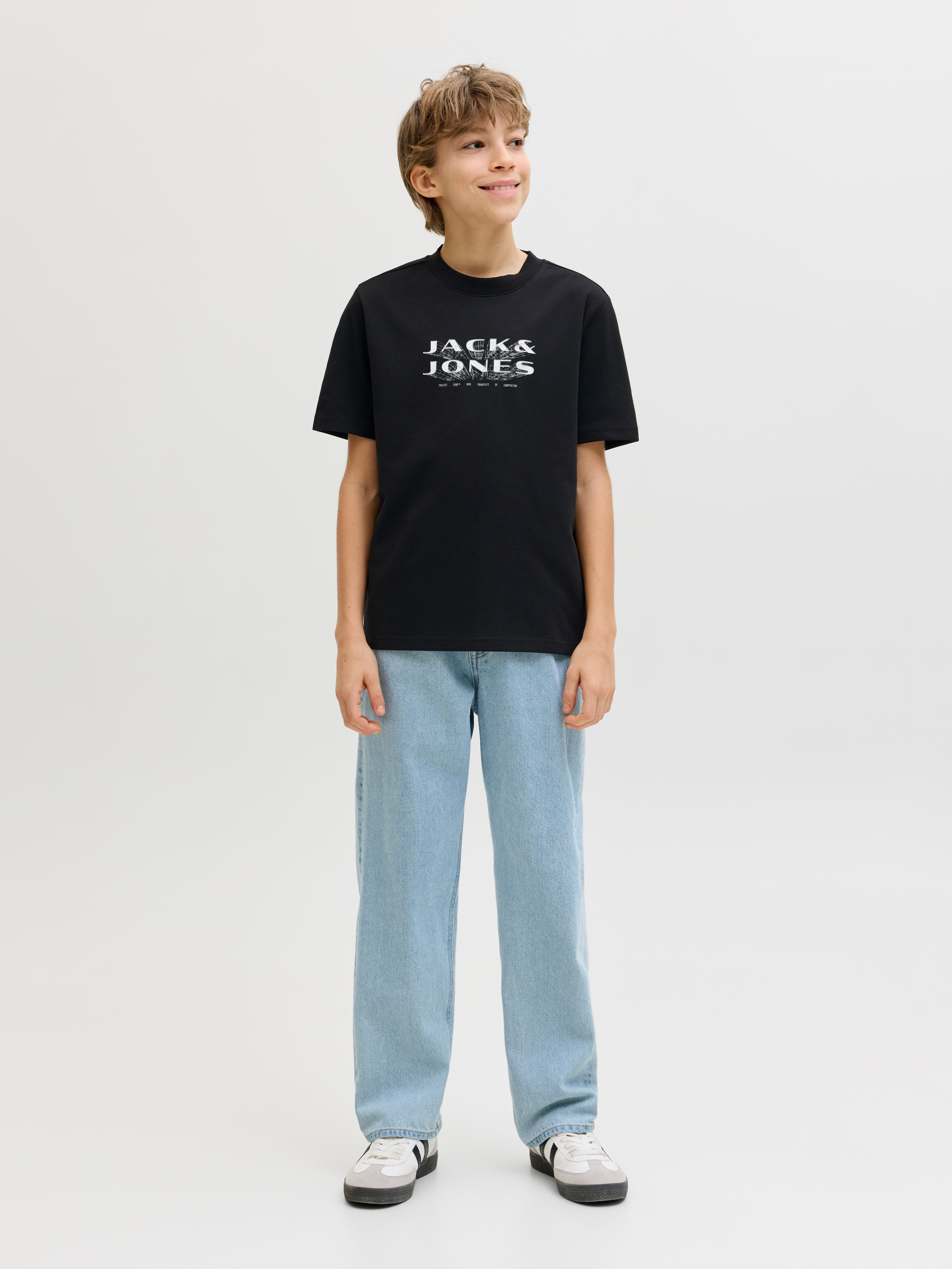 Jack & Jones Junior T-Shirt JCOFUSION JJ BRANDING TEE SS CN JNR – Bild 5 von 5
