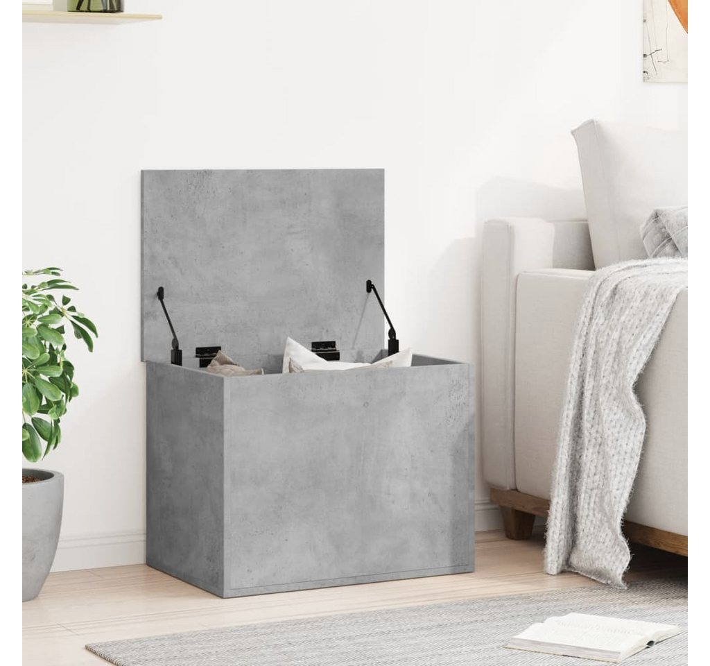 Thumbnail - vidaXL Aufbewahrungsbox Truhe Betongrau 60x42x46 cm Holzwerkstoff (1 St)
