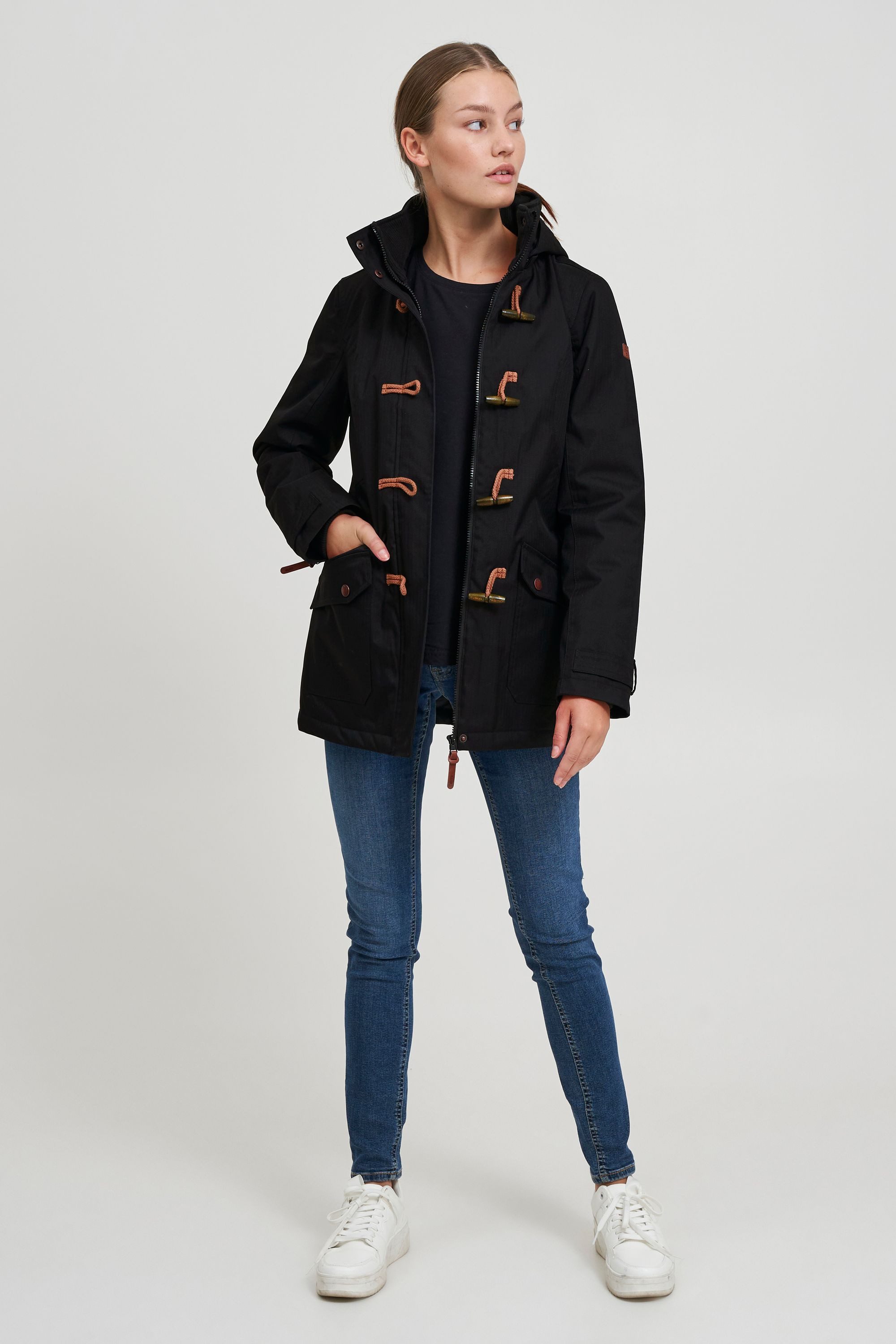 OXMO Parka OXBrooke Warme Jacke mit abnehmbarer Kapuze
