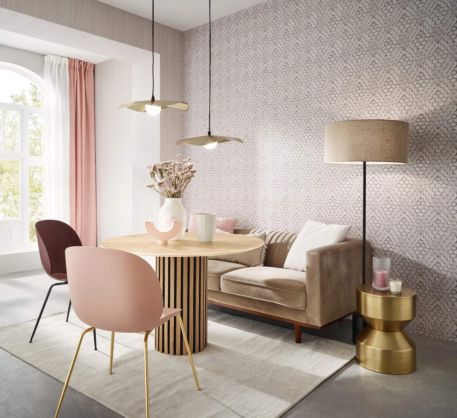 Marburg Vliestapete Abstrakt Floral 3D-Optik Grau Taupe 35812 Fashion Icon