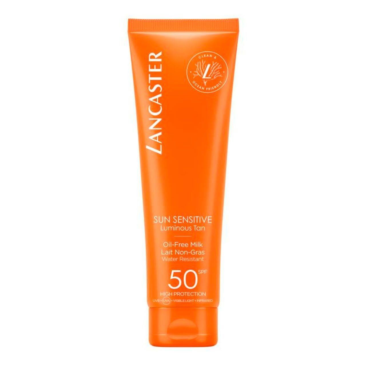 LANCASTER Sonnenschutzfluid Sun Sensitive Luminous Tan Oil-Free Milk SPF 50