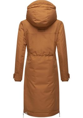 Ragwear Wintermantel Refutura warm gefütterte Outdoorjacke mit Kapuze