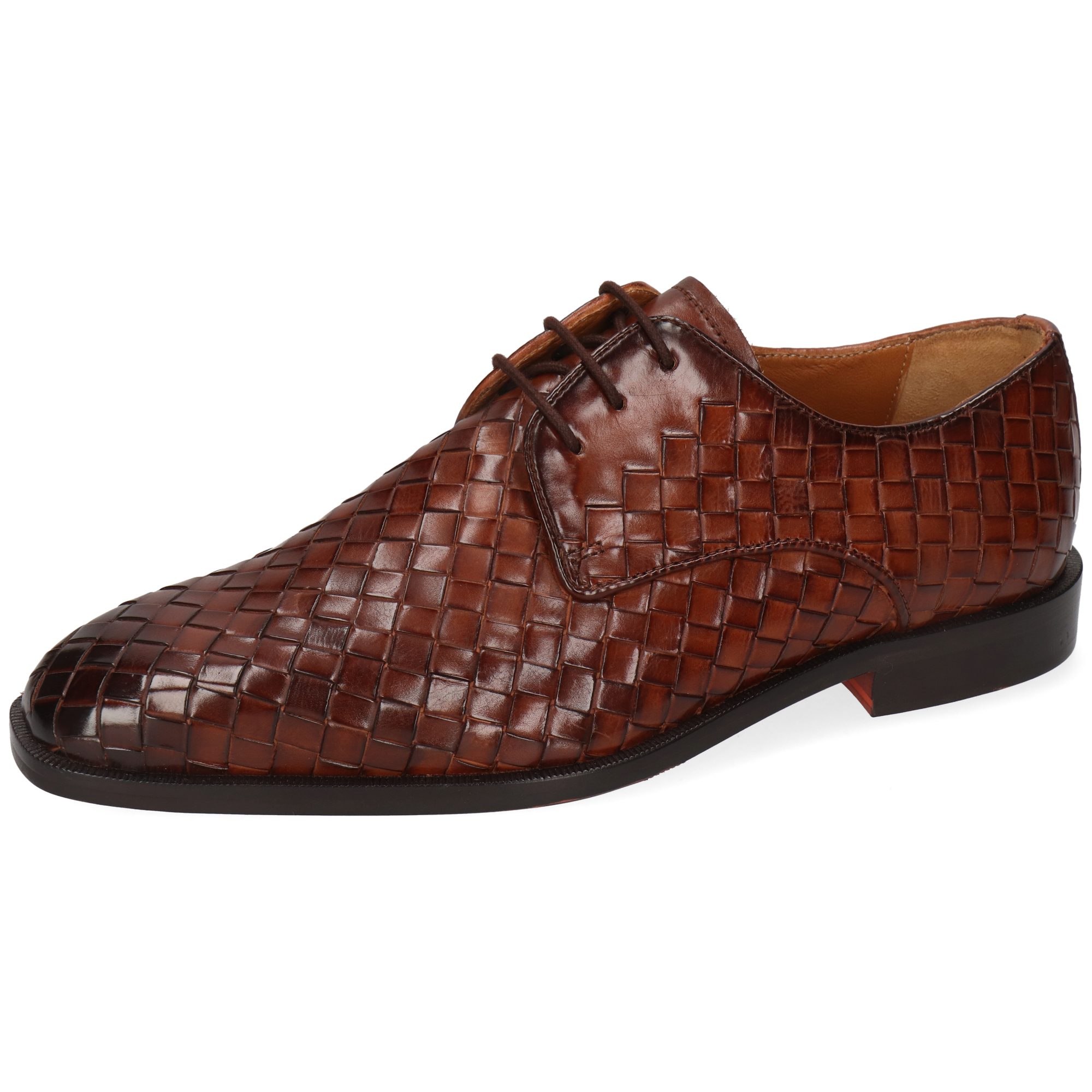 Stefano 9 Leder-Derby Schuhe für Herren Schnürschuh
