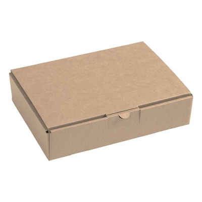 Quali Well Karton Versandbox VB-6, Mehrzweckkarton mit Klappdeckel, 20 Stück