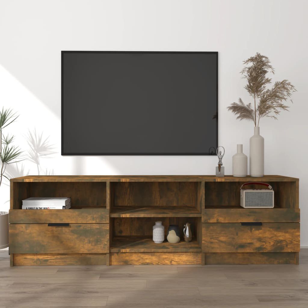 furnicato TV-Schrank Räuchereiche 150x33,5x45 cm Holzwerkstoff