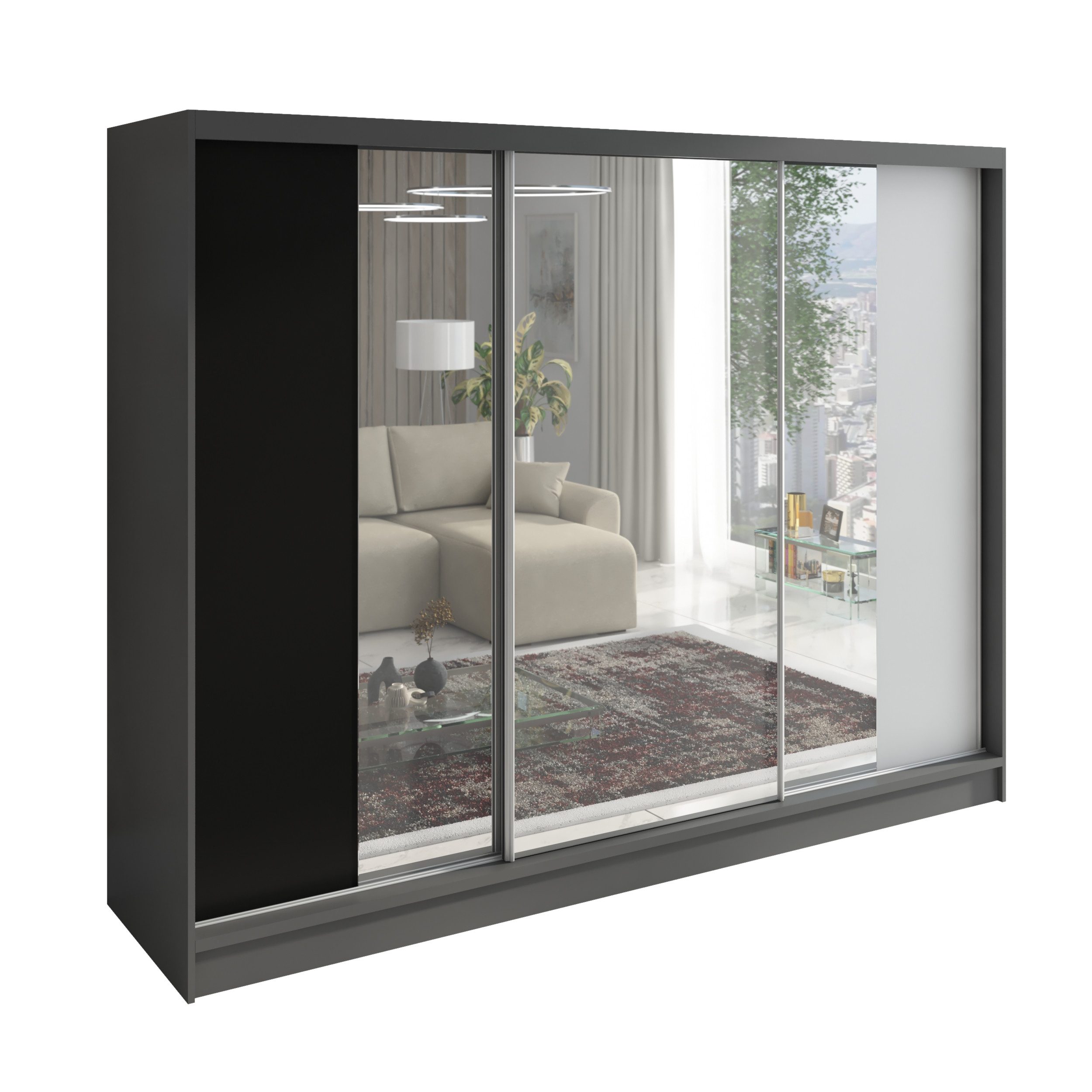 A&J MöbelLand GmbH Schwebetürenschrank VIDA 200 günstig online kaufen