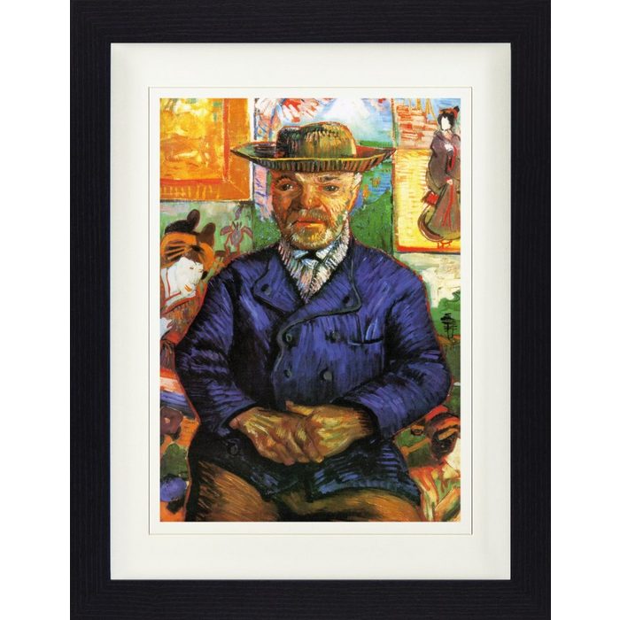 1art1 Bild mit Rahmen Vincent Van Gogh - Bildnis Des Farbenhändlers Père Tanguy 1887