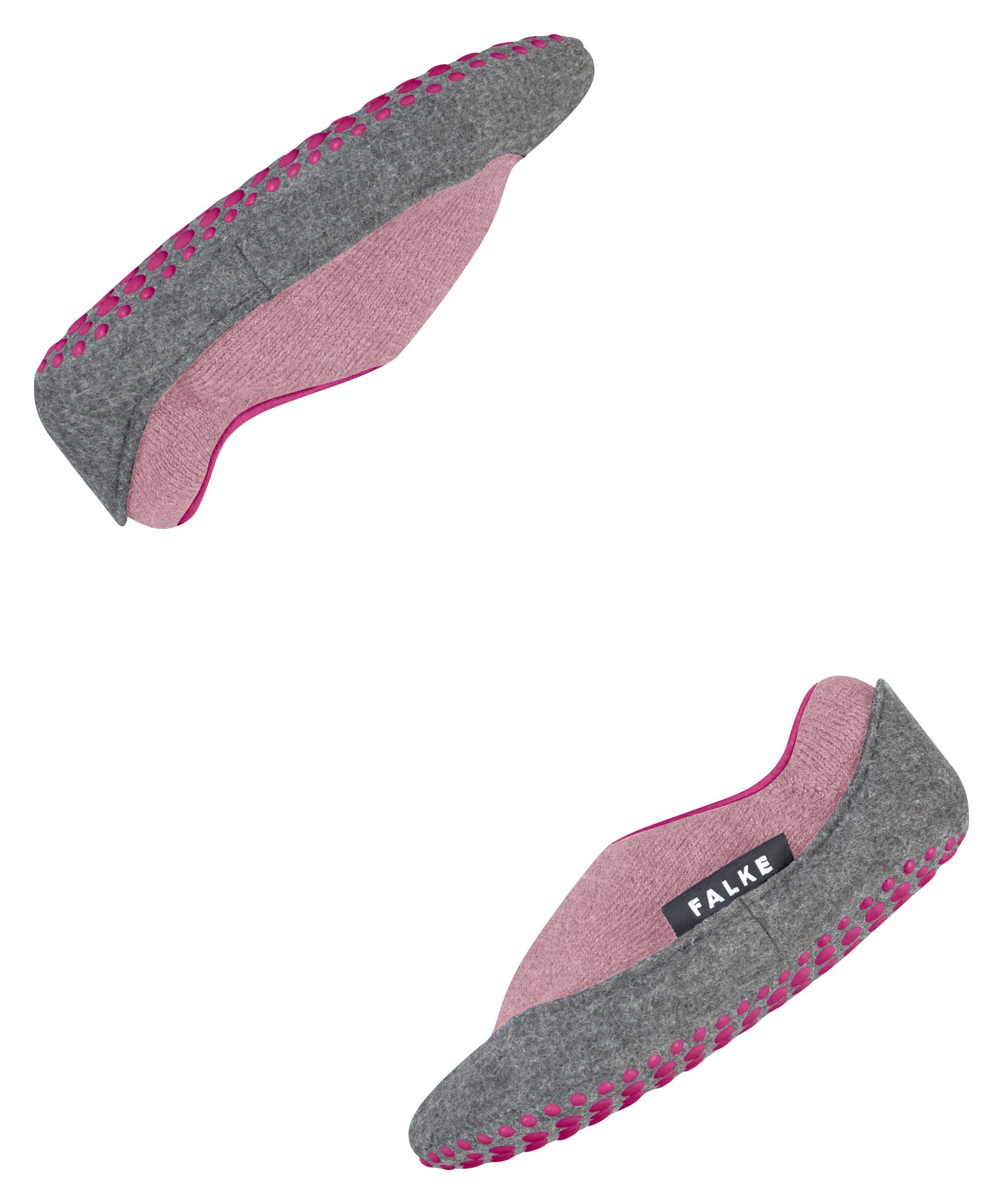 almond (8441) FALKE aus blossom Noppendruck Cosyshoe (1-Paar) Merinowolle Sneakersocken mit