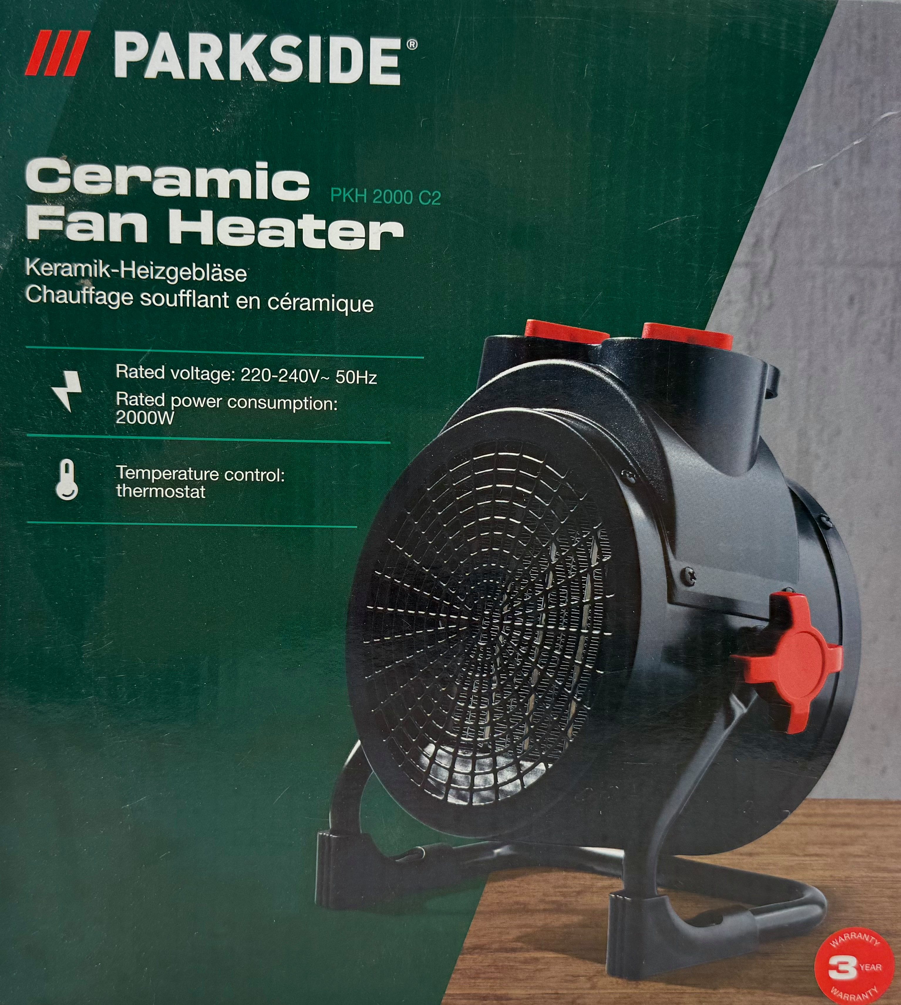 Parkside Heizgerät Keramik Heizgebläse »PKH 2000 günstig online kaufen